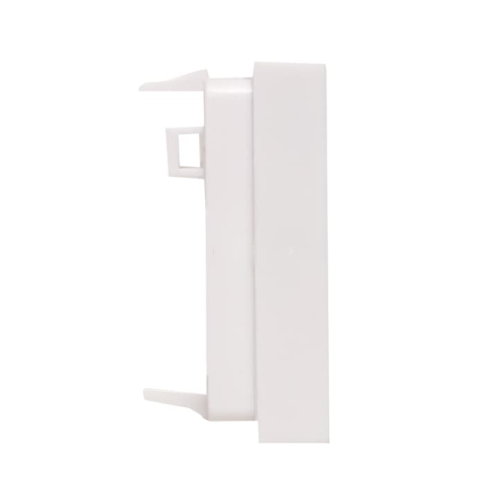 EKF TeraLINK PRO Вставка розеточная TeraLINK PRO 45x45мм формат Mosaic на 2 модуля Keystone со шторками и маркерами белая — миниатюра 3