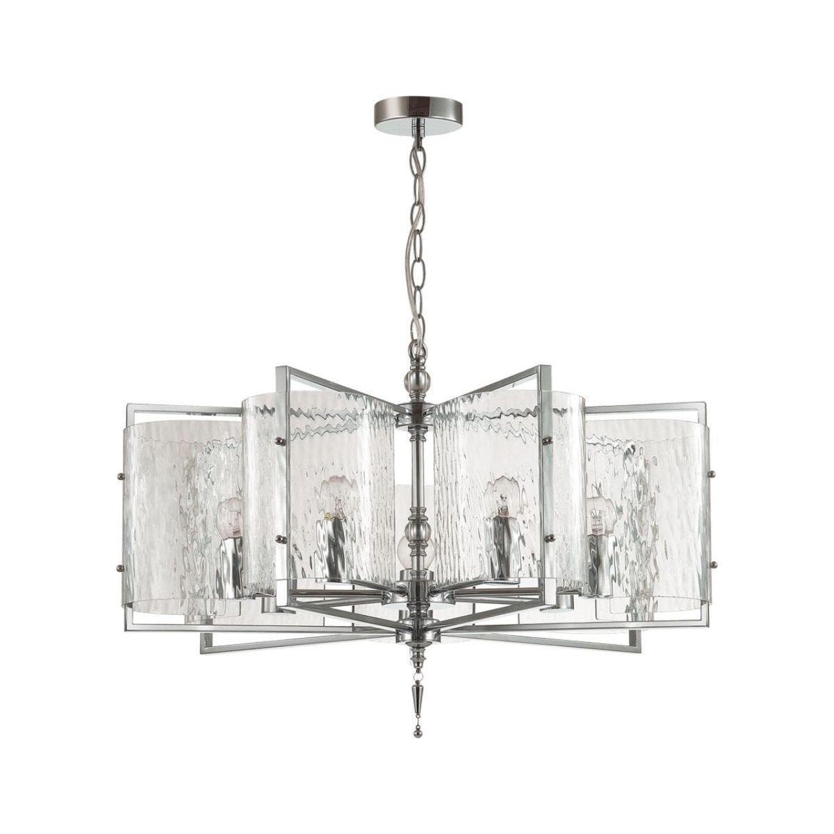 Odeon Light 4888/7 MODERN ODL_EX22 63 хром/прозрачный/стекло Люстра E27 7*60W ELEGANTE — миниатюра 1