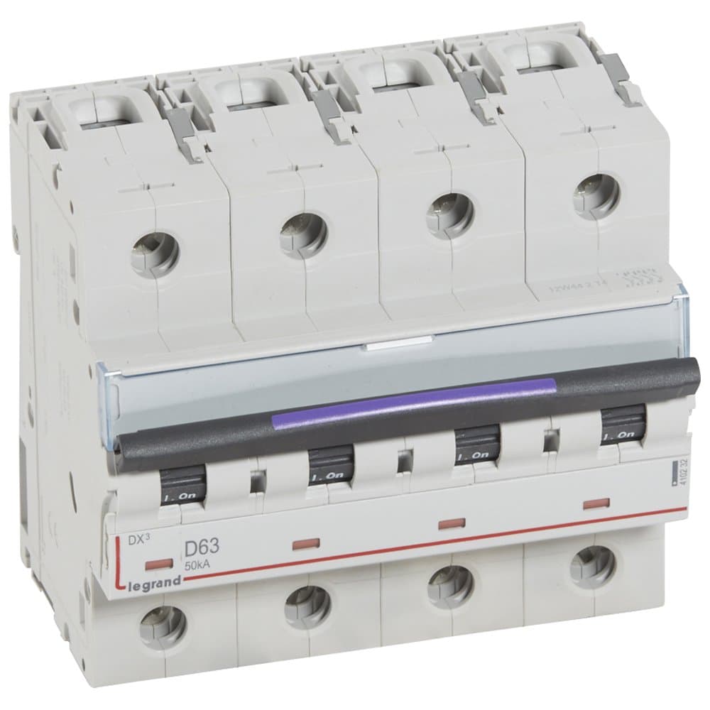 Legrand DX3 Автоматический выключатель 50кА 63А 4P D 410232
