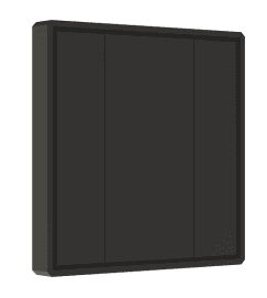 Varton Кнопочная панель 2-х кл. пластиковый корпус, черный DA2-SW-B2-PB