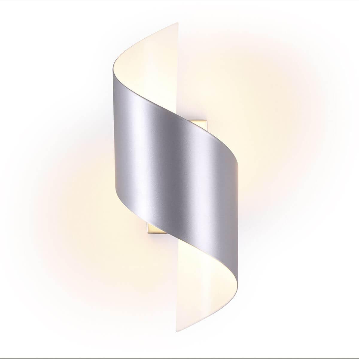 Odeon Light 3800/5WL ODL19 154 серебристый/металл Настенный светильник LED 5W Лм 3000К 150*150 BOCCOLO — миниатюра 3