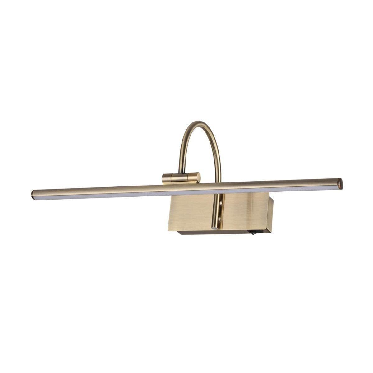Odeon Light 4911/8WL WALLI ODL22 543 бронзовый/металл/акрил Подсветка для картин с выкл. LED 8W 4000К 420Лм GEBA — миниатюра 1