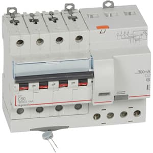 Legrand DX3 Автоматический выключатель дифференциального тока 4P 50А (С) 300MA-AC 7м 411210 — миниатюра 2