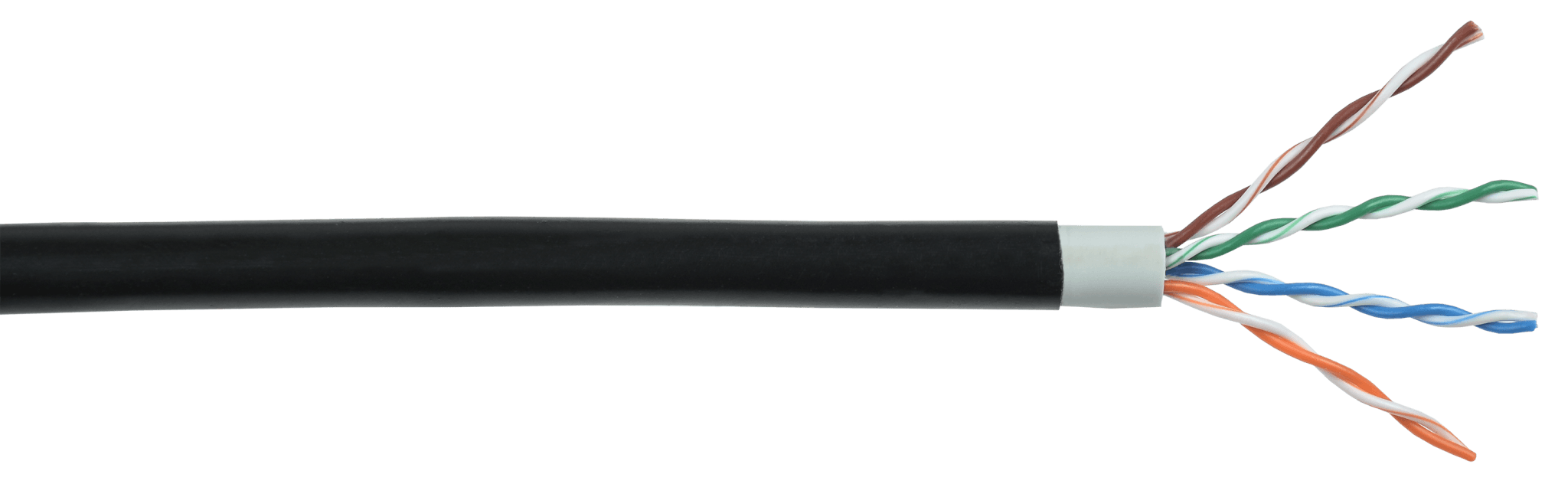 IEK ITK Витая пара U/UTP категории 5E 4х2х24AWG LSZH/LDPE черный LC3-C5E04-189 — миниатюра 2