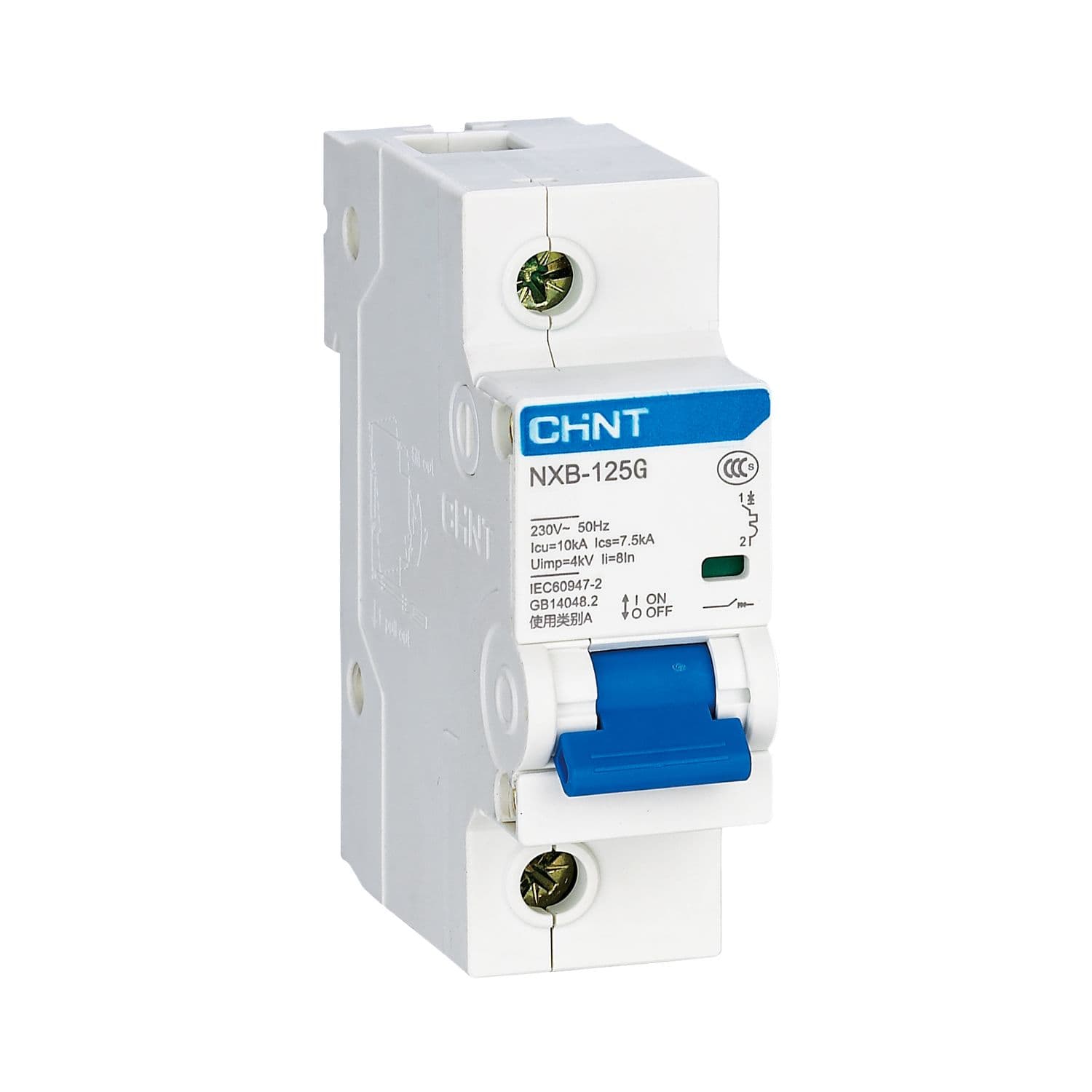 CHINT Автоматический выключатель NXB-125G 1P 63A 10кА C 816080
