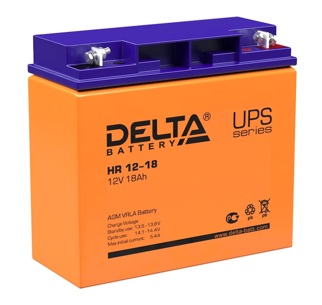 Delta Аккумуляторная батарея HR 12-18 (12V/18Ah)