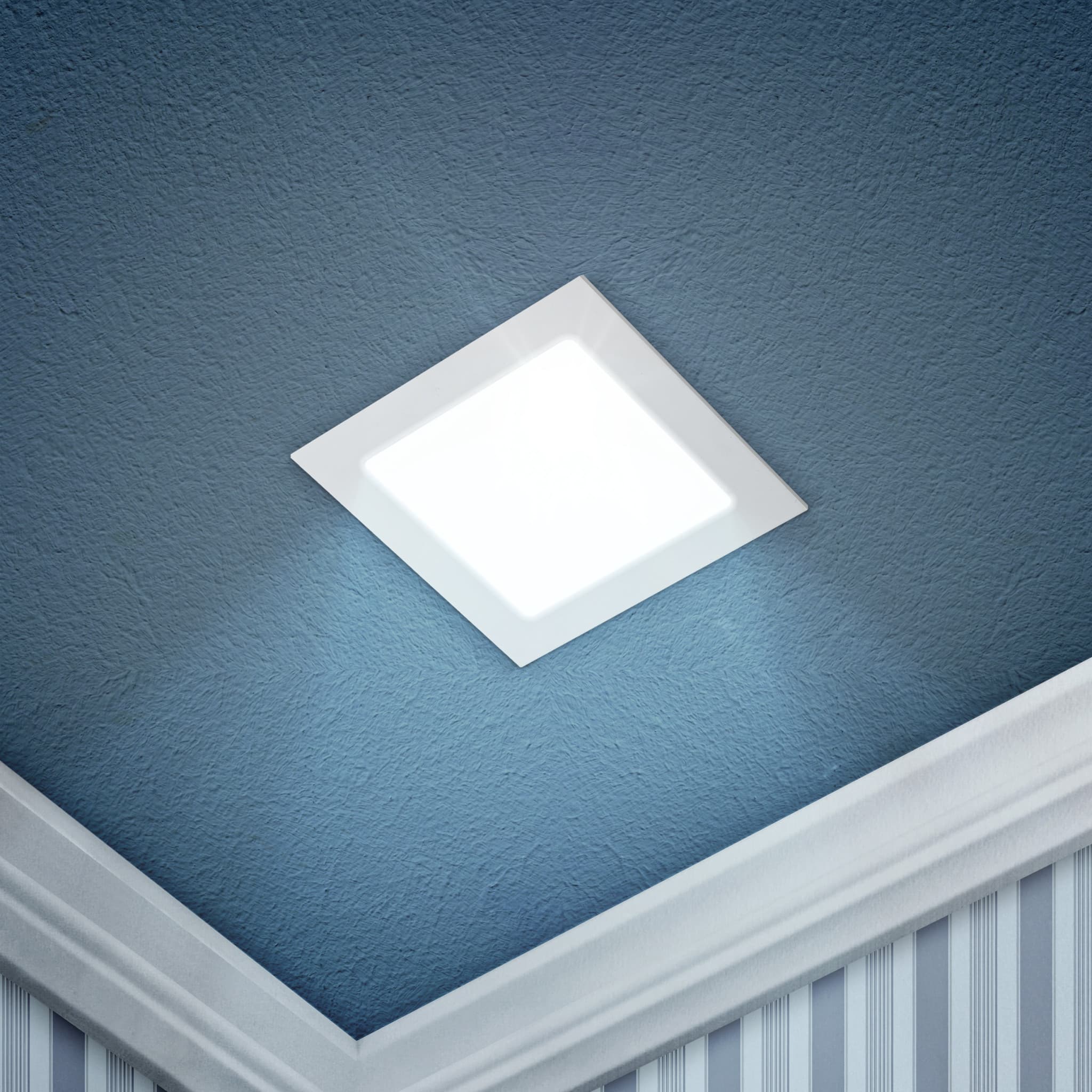 ЭРА LED 2-9-6K /1 Светильник светодиодный квадратный LED 9W 220V 6500K (30/630)