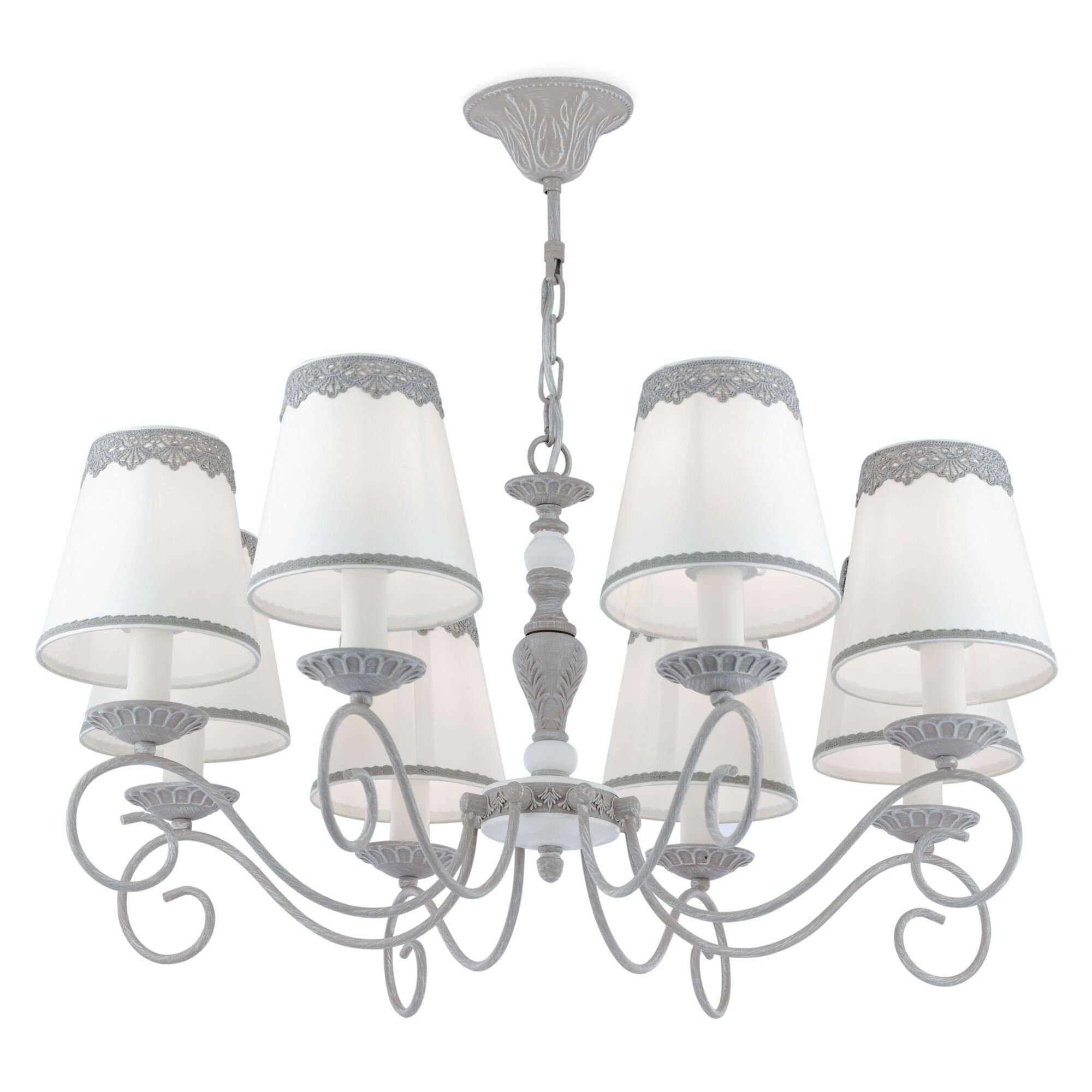 Maytoni Elegant Bouquet Серый Люстра 8xE14 40W ARM023-08-S — миниатюра 3