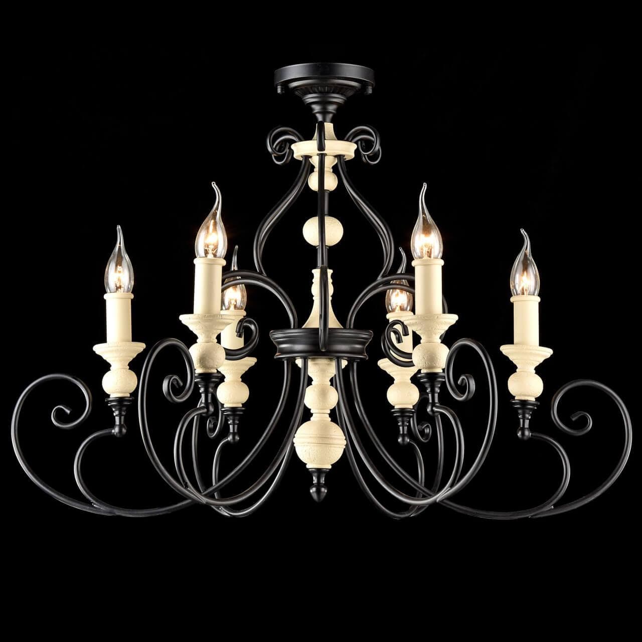 Maytoni House Karina Черный Люстра 6xE14 60W H631-PL-06-B — миниатюра 8