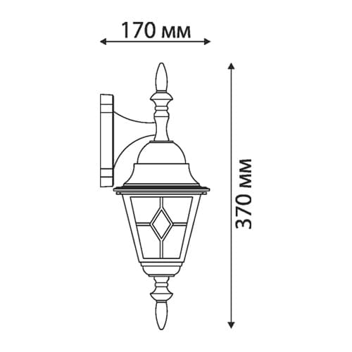 Elektrostandard Vega D / Светильник садово-парковый черное золото a025018 — миниатюра 2