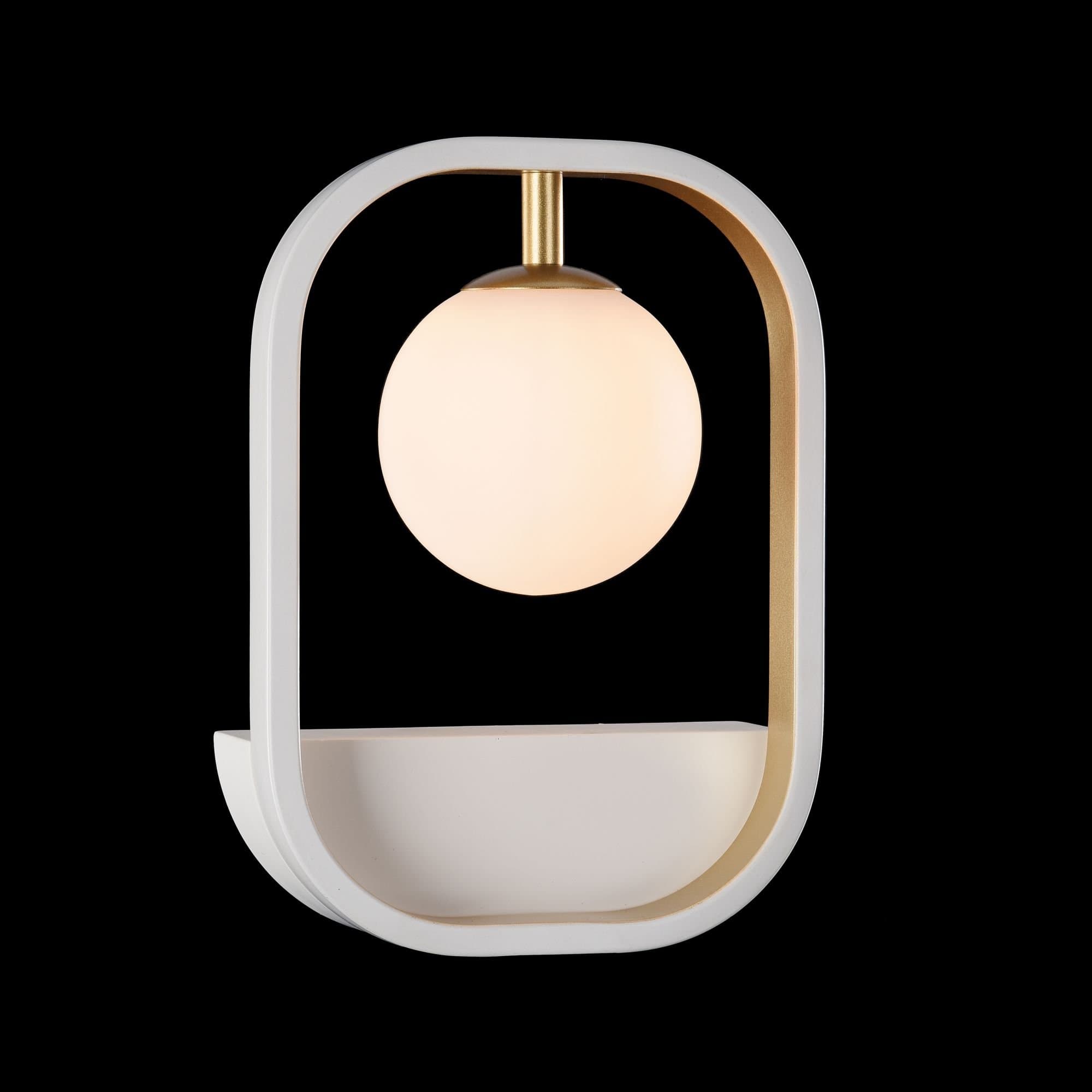 Maytoni Modern Avola Белый с Золотом Бра 1xG9 40W MOD431-WL-01-WG — миниатюра 2