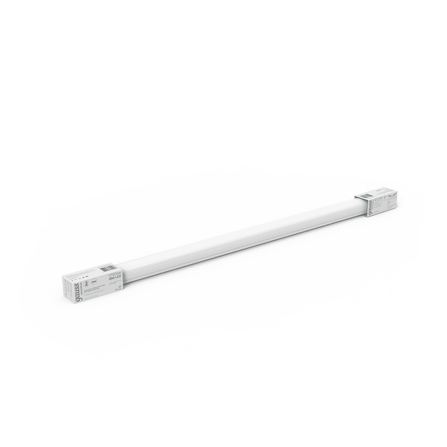 Gauss Светильник линейный UNIVERSAL 18W 1700lm 4000K 185-265V IP65 570*60*55мм соед в лин LED 843424218 — миниатюра 6