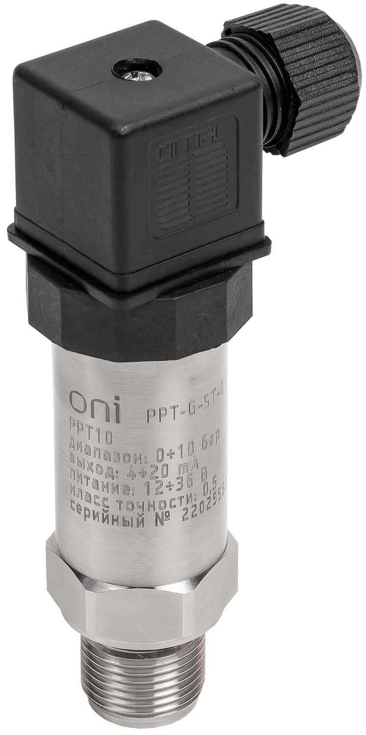 IEK Преобр. давл. PPT10 0,5% 0-10Бар 4-20мА G1/2 DIN43650