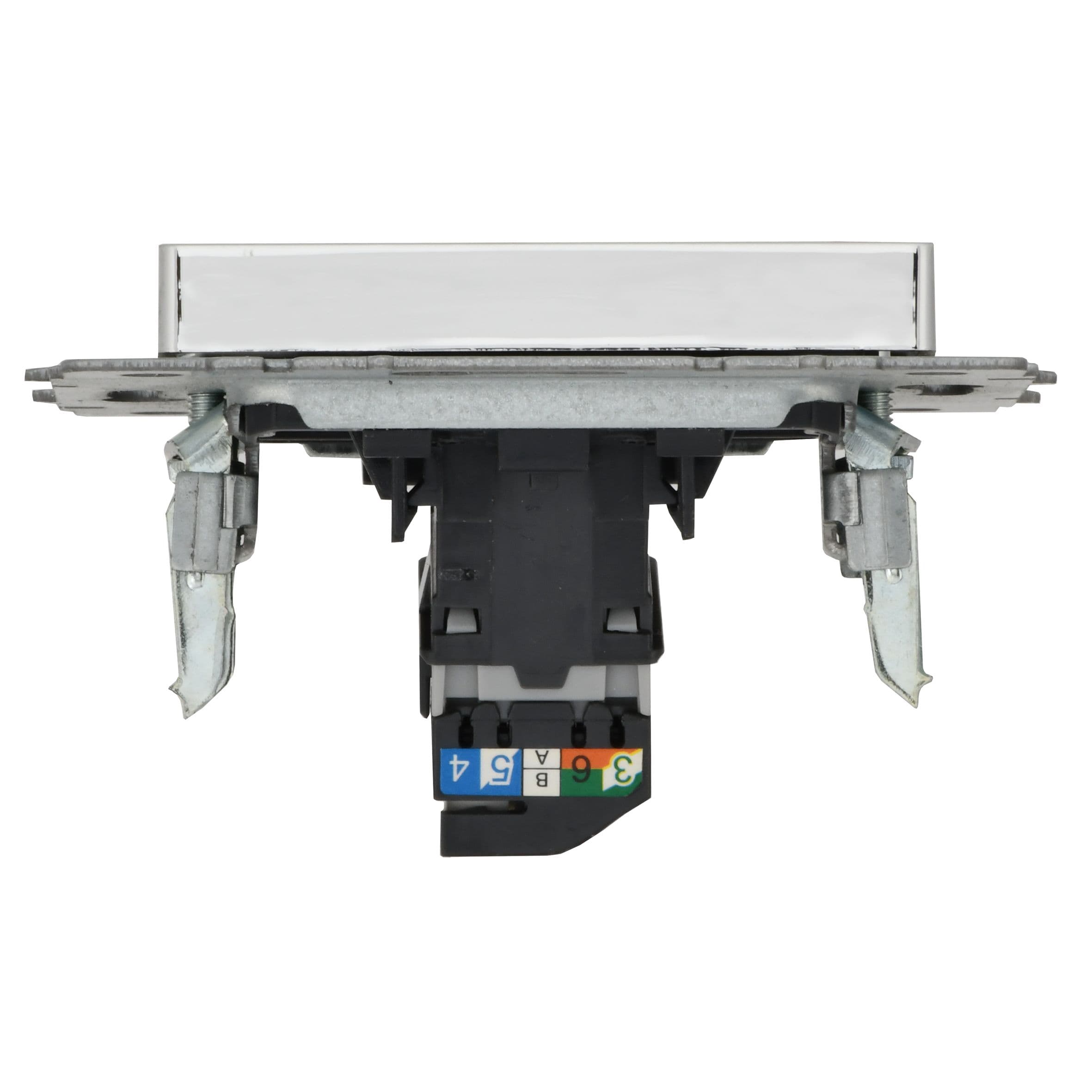 IEK BRITE Металл Хром/никель Роз. комп. RJ45 кат.5E РК10-БрГН — миниатюра 4