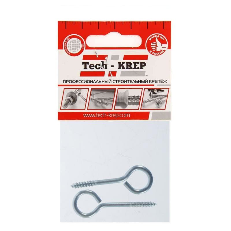 Tech-Krep Шуруп-кольцо 5,0х40 (2 шт) - пакет 103895
