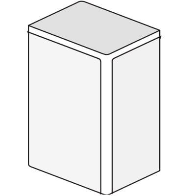 DKC In-Liner Заглушка для TMU/ТMC LM 40x17 W0 (уп=2шт)