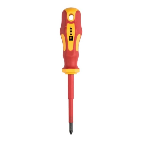 EKF Basic Отвертка Master PH1x80 мм 1000В — миниатюра 1