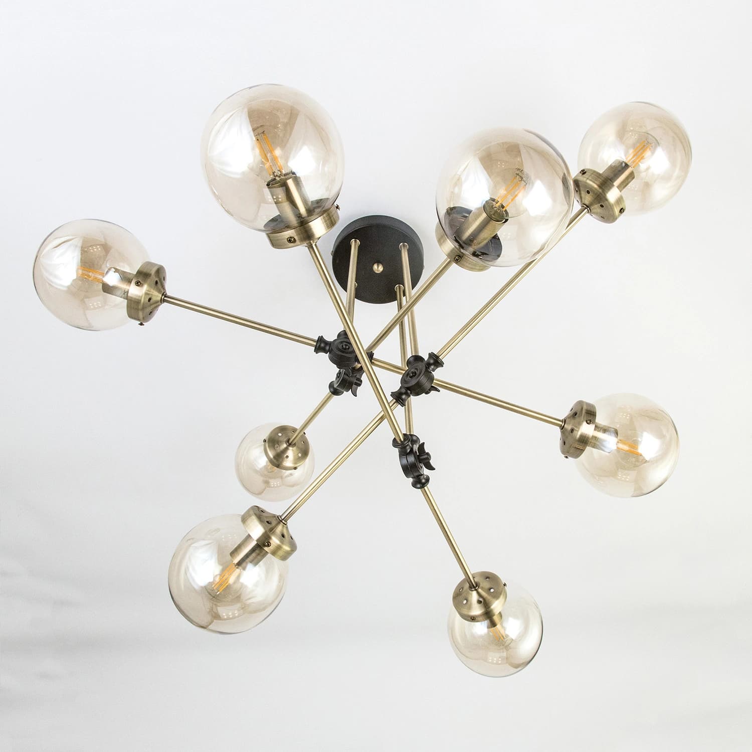 Citilux CL105185 Планета Черн+Дымч. Люстра — миниатюра 8