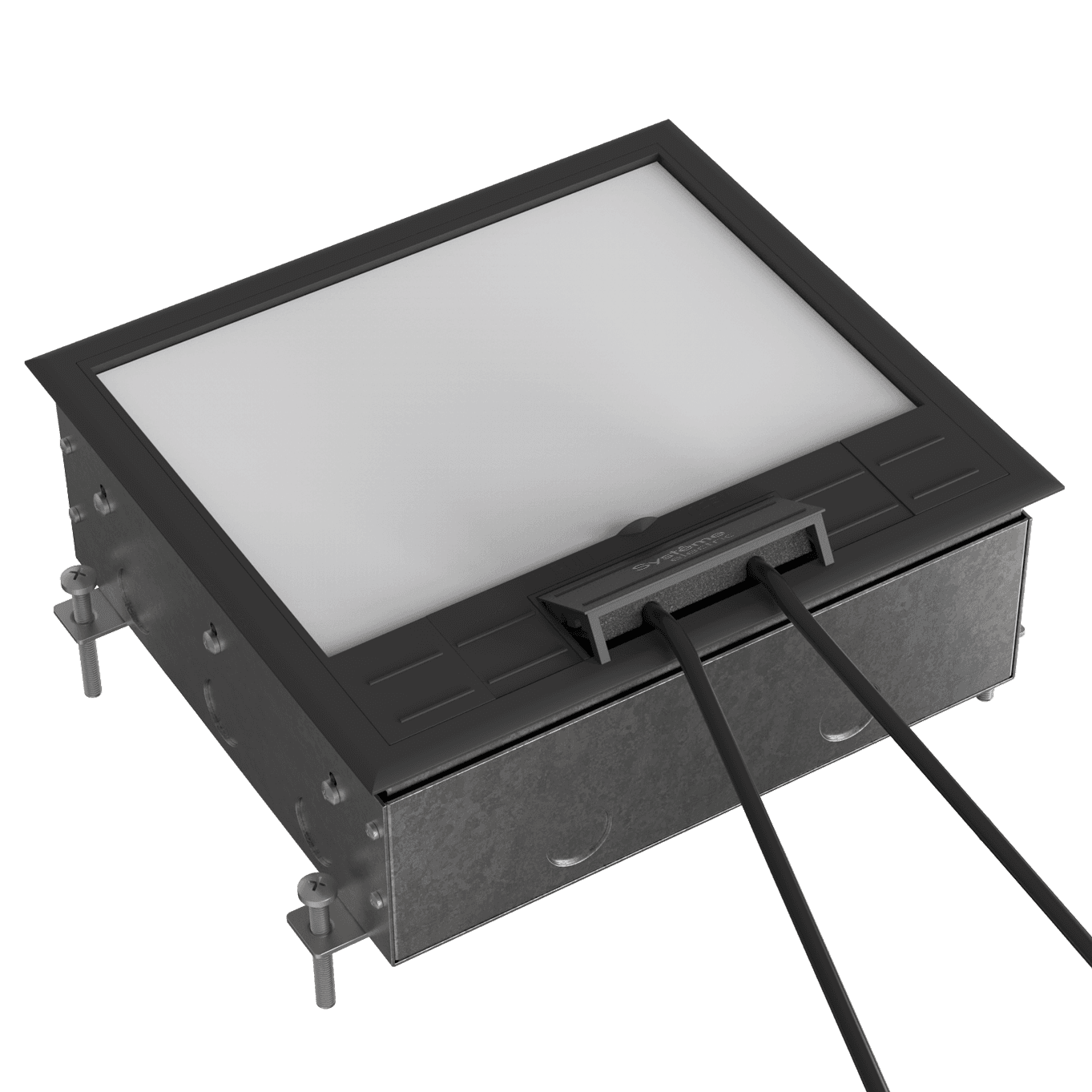 Systeme Elecrtic MultiDesk Люк на 12 модулей IP40 для бетонных полов с монтажной коробкой, тип MDK10 — миниатюра 7