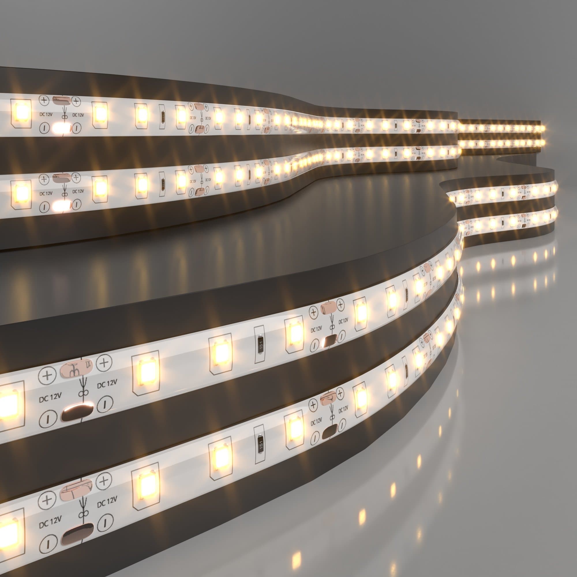 Elektrostandard 2835 12V 60Led 4,8W IP65 / Лента светодиодная 60Led 4,8W IP65 3300K теплый белый a041000