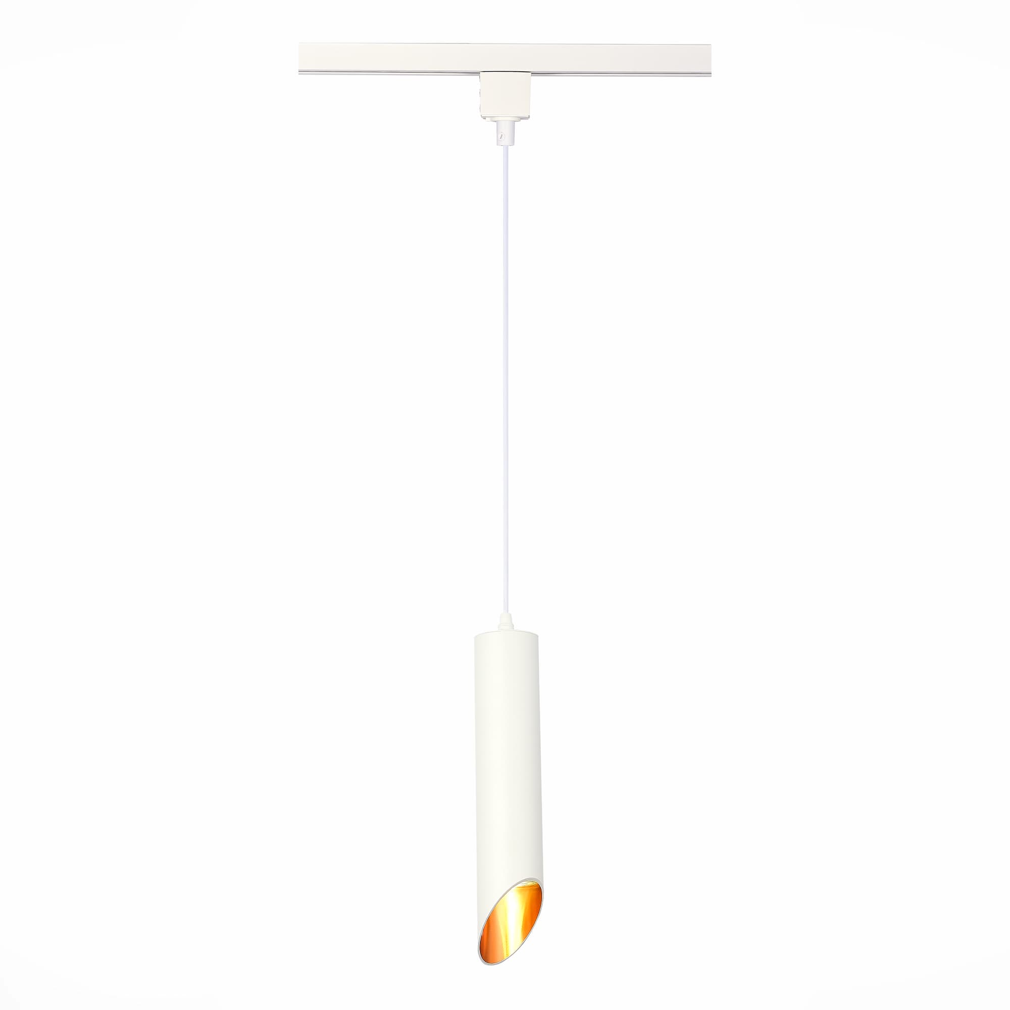 ST LUCE ST152.506.01 Светильник трековый Белый GU10 1*50W IP20 D60xH300 220V Без ламп