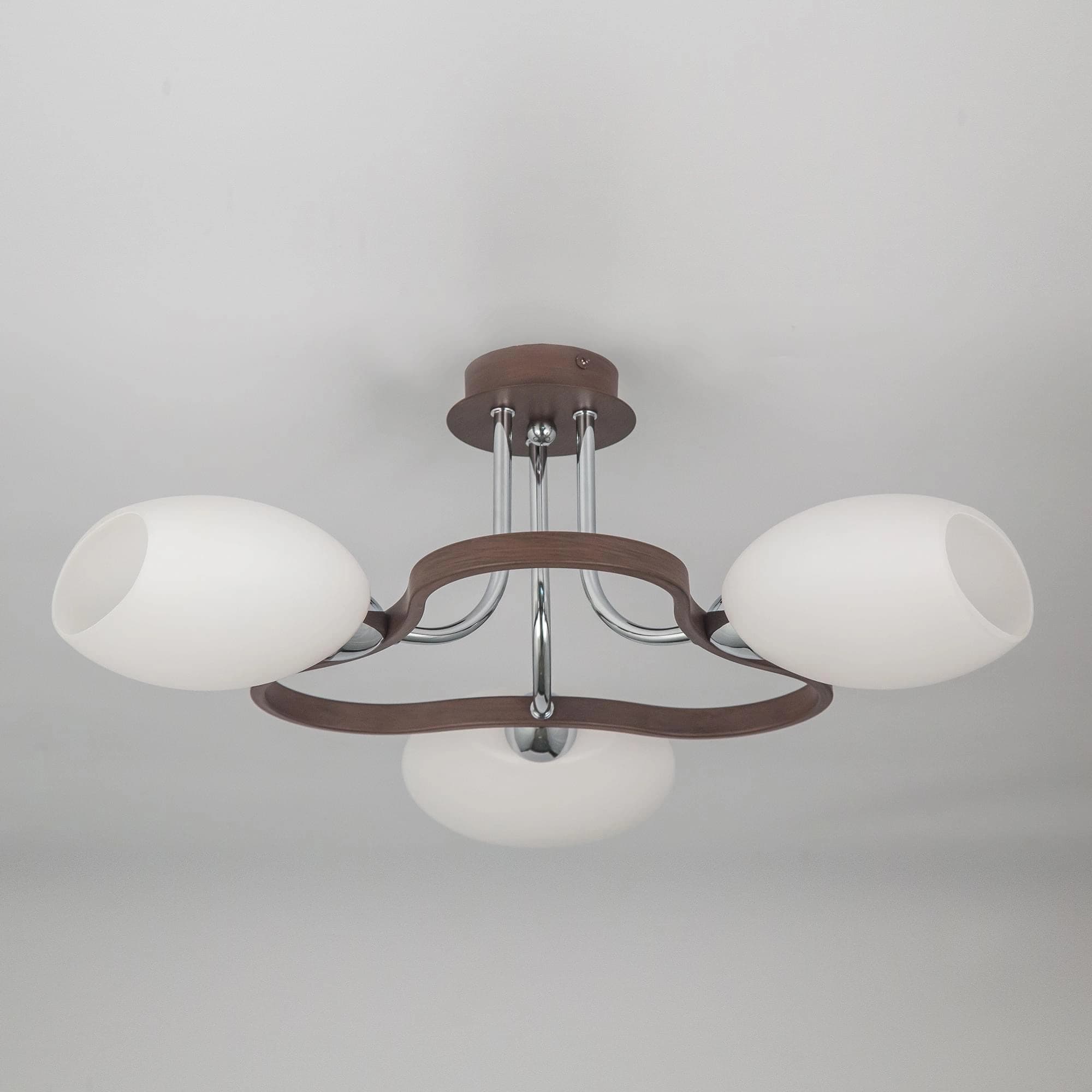 Citilux CL131131 Октава Хром+Венге Светильник Люстра — миниатюра 2