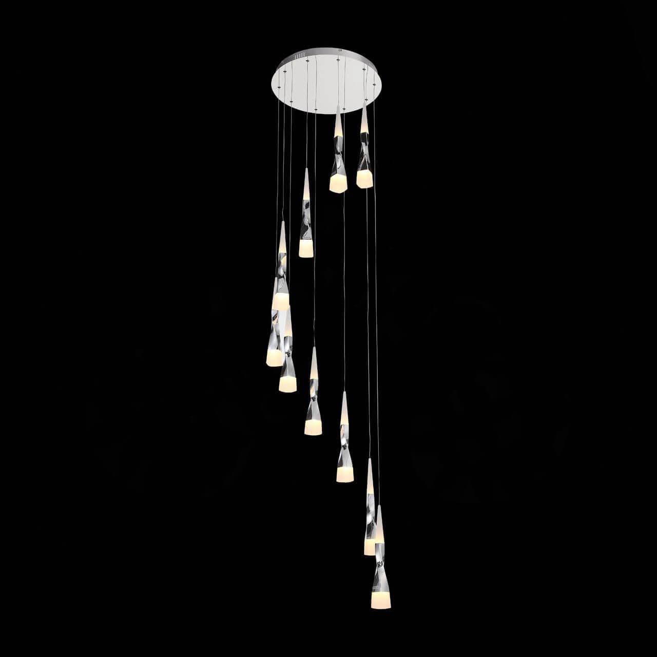 ST Luce SL405.103.10 Светильник подвесной Хром/Белый, Хром LED 10*7W — миниатюра 3