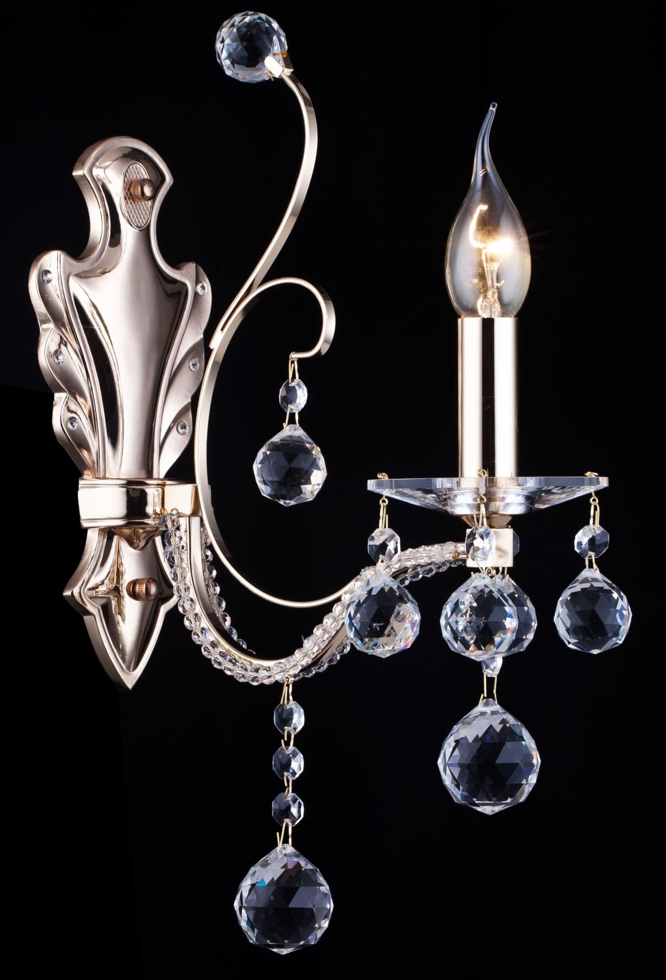 Freya Crystal Marlin Золото Бра E14 40W FR1130-WL-01-G — миниатюра 2