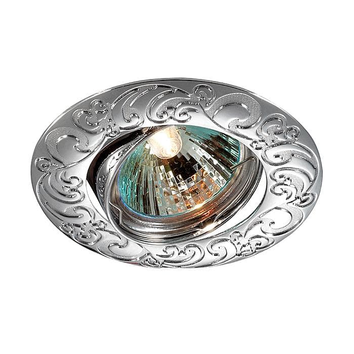 Novotech 369642 NT12 265 хром Встраиваемый ПВ светильник IP20 GX5.3 50W 12V HENNA
