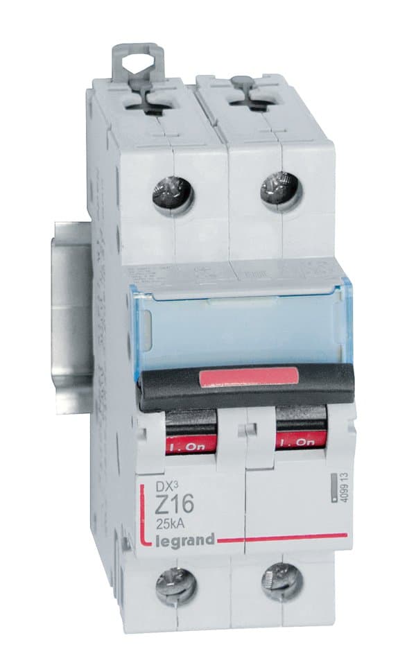 Legrand DX3 Автоматический выключатель 2P 16A (Z) 25kA 409913