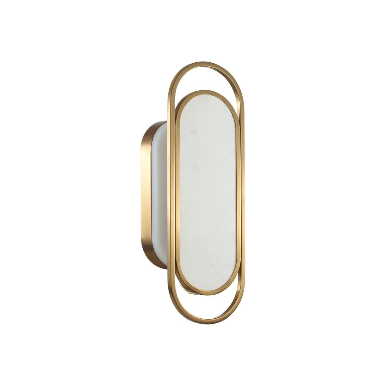 Odeon Light 7066/12WL L-VISION ODL25 Настенный светильник бронзовый/металл/искусств.мрамор IP20 LED 12W 3000K 220V MILANO