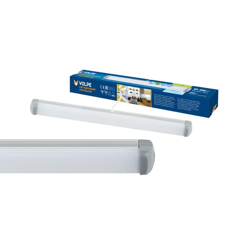 Volpe Светильник LED линейный 10W 4000К серебристый 300mm 900Lm UL-00000451
