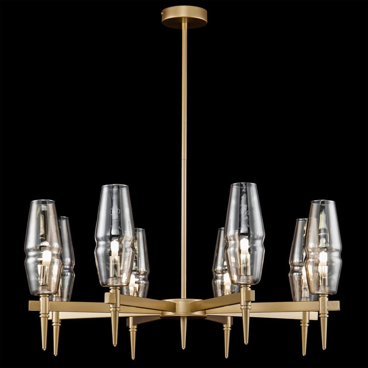 Maytoni House Lita Матовое Золото Люстра G9 28W H002PL-08G — миниатюра 6