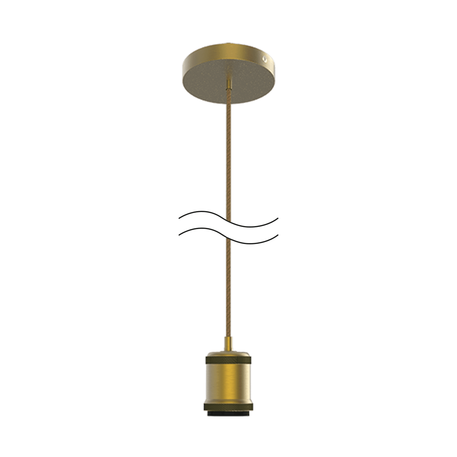 Gauss Светильник подвесной Decor PL022 бронзовый E27, 1 м, 1/40 — миниатюра 5