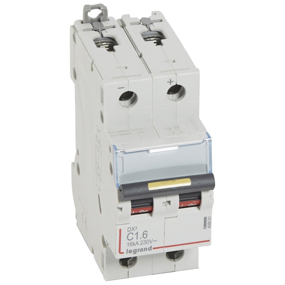 Legrand DX3 DC Автоматический выключатель 2P 1,6A (С) 10/16kA 409561