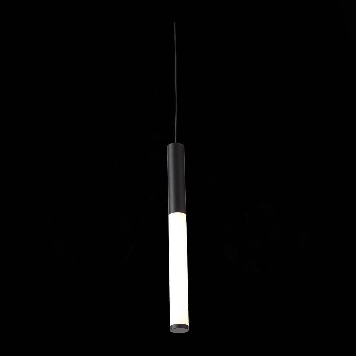 ST Luce SL1593.403.01 Светильник подвесной Черный/Белый LED 1*8W — миниатюра 4