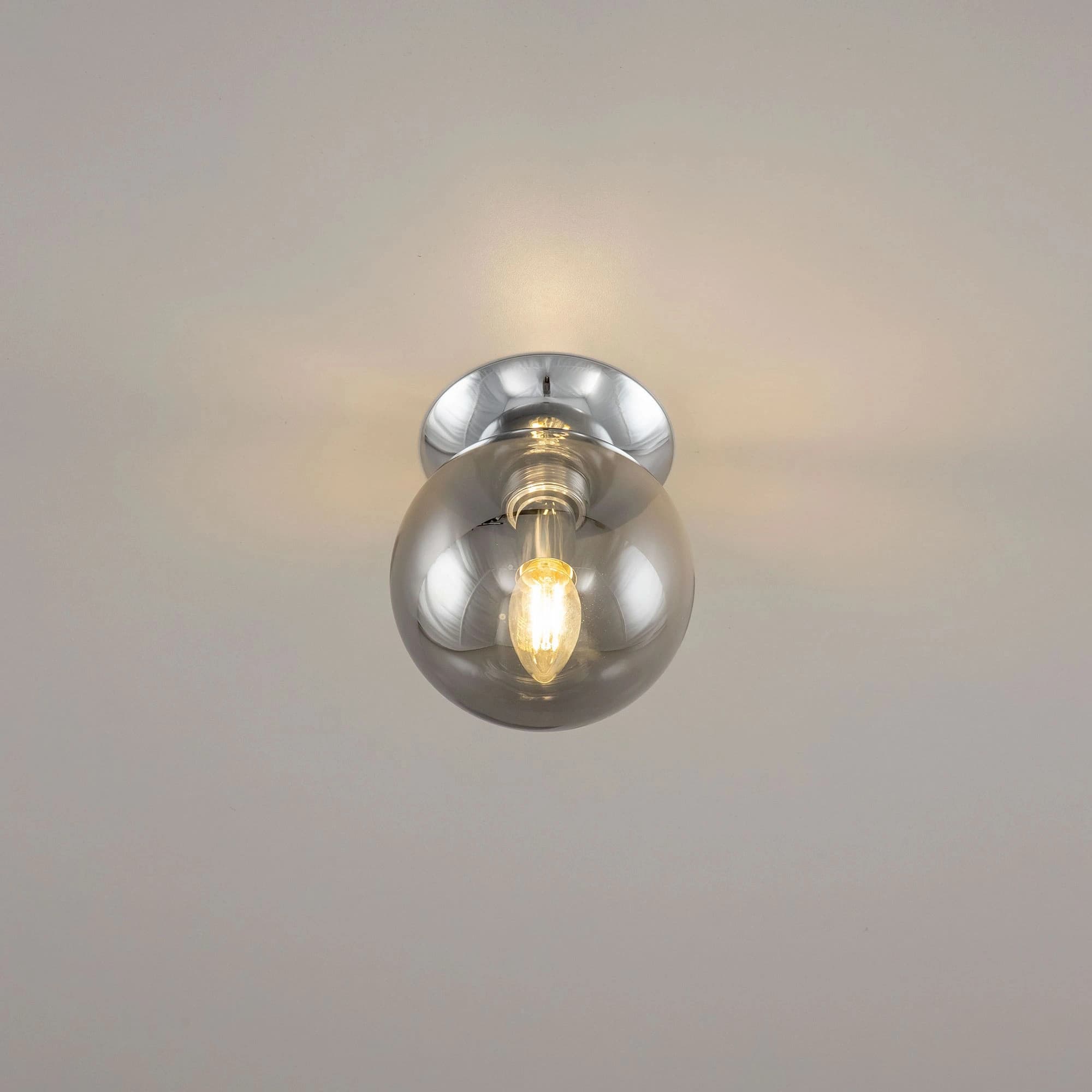 CITILUX CL102510 Томми Хром+Дымч. Светильник Настенно-Потолочный — миниатюра 2