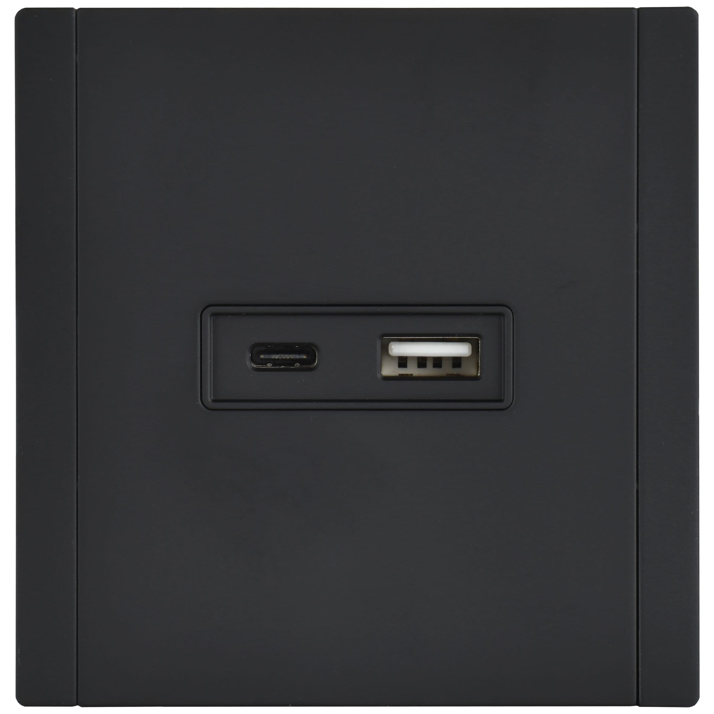 IEK FORTE&PIANO Металл Черный Розетка USB A+C 18Вт FP151M — миниатюра 2