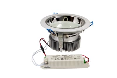 Светильник светодиодный "Downlight", встраиваемый, мощность 20W, 312 SMD 3528 светодиода, напряжение 220V, размер 180* 95(d=120mm), IP23, цвет Rexant 602-040