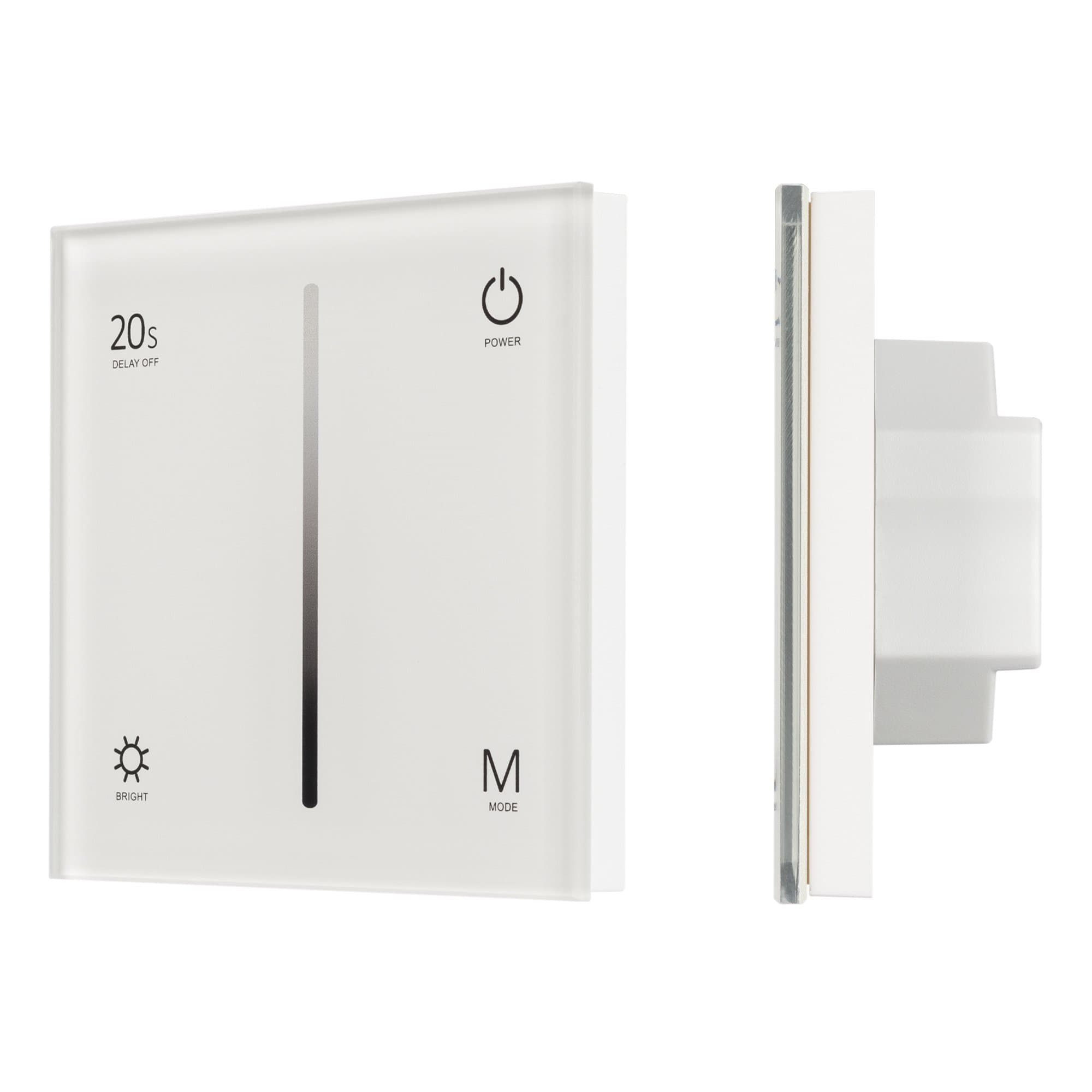 Arlight Панель SMART-P6-DIM-G-IN White (12-24V, 4x3A, Sens, 2.4G) (IP20 Пластик, 5 лет) 034781
