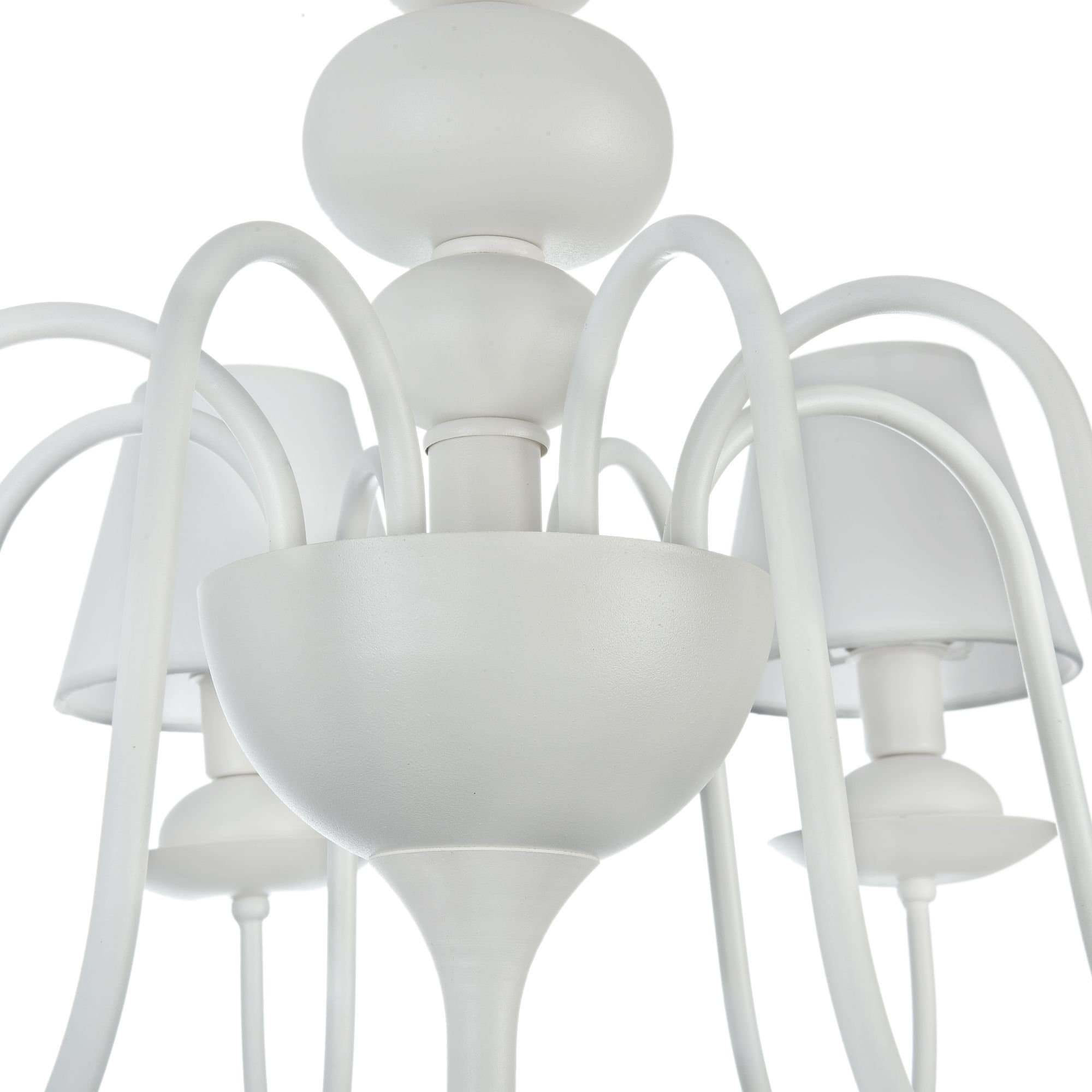 Freya Modern Eliza Белый Люстра E14 40W FR5756-PL-06-W — миниатюра 5