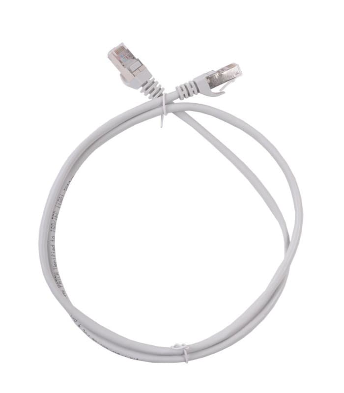 IEK ITK Коммутационный шнур (патч-корд), кат.5Е UTP, LSZH, 3м, серый PC01-C5EUL-3M — миниатюра 2