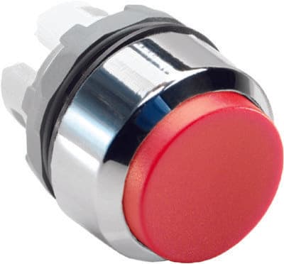 ABB MP3-20R Кнопка выступающая красная без подсветки без фикс. (корпус) 1SFA611102R2001