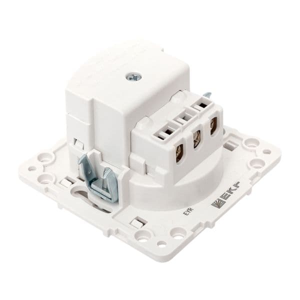 EKF Стокгольм Механизм Розетки 1-местной с/з, USB A+C 16А винтовые клеммы белый с защ. штор — миниатюра 5