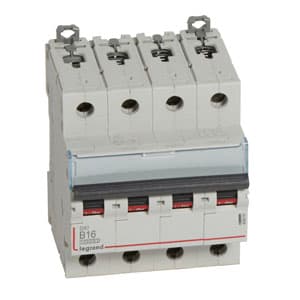 Legrand DX3 Автоматический выключатель 4P 16A (B) 10kA/16kA 409065 — миниатюра 2