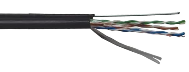 IEK ITK Каб. вп ШПД F/UTP кат.5E 4х2х0,48мм LDPE трос 1,2мм 305м BC3-C5E04-359