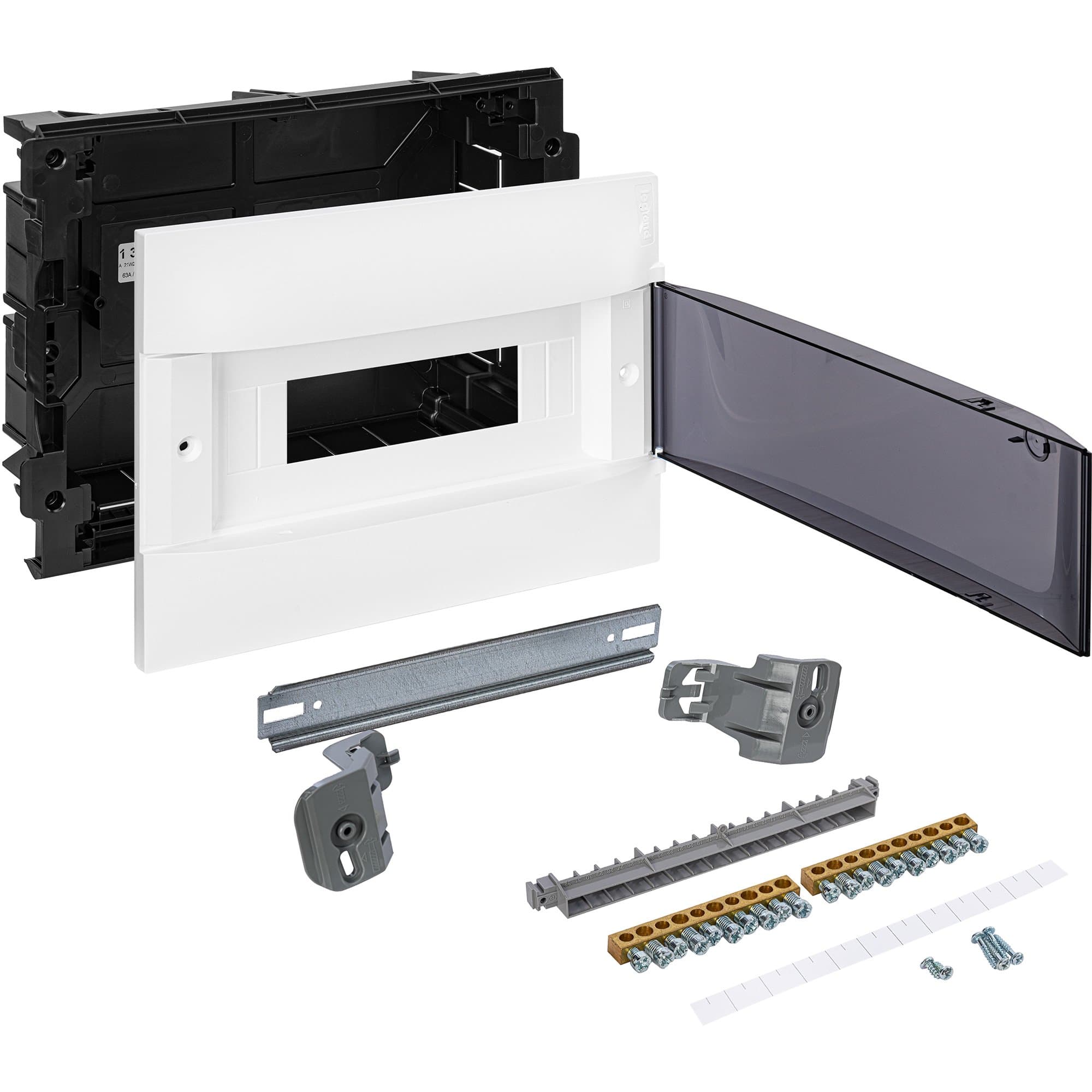 Legrand Practibox S Пластиковый щиток Встраиваемый 1X12 Дымчатая дверь 135551 — миниатюра 8
