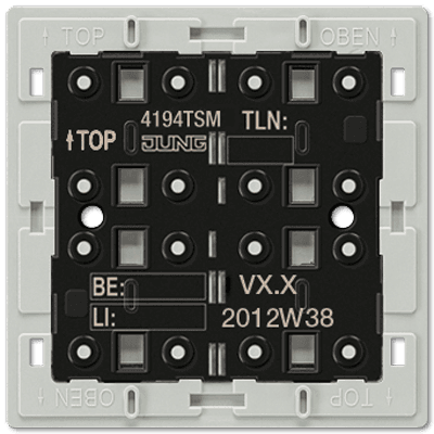 JUNG KNX Кнопочный модуль универсальный 4гр 4194TSM