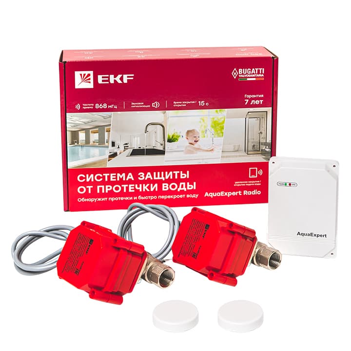 EKF Система защиты от протечки воды AquaExpert RADIO 1/2 дюйма — миниатюра 2