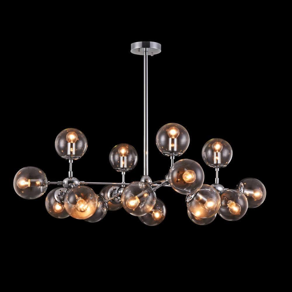 Freya Modern Richard Хром Подвесной светильник E14 60W FR5596PL-16CH — миниатюра 8